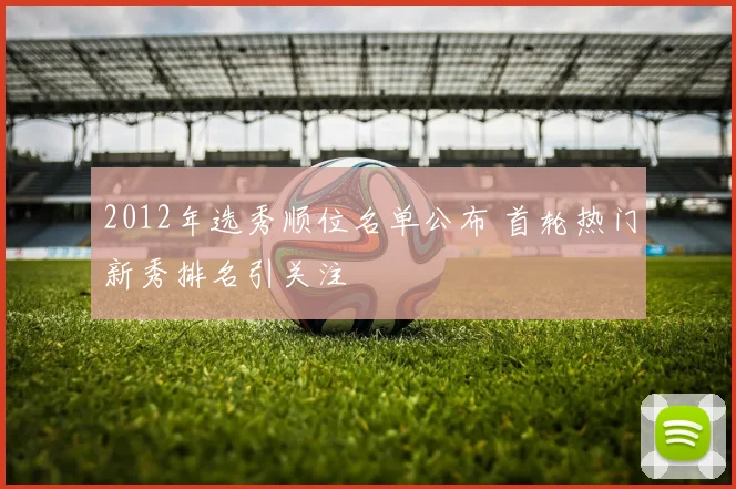 2012年选秀顺位名单公布 首轮热门新秀排名引关注